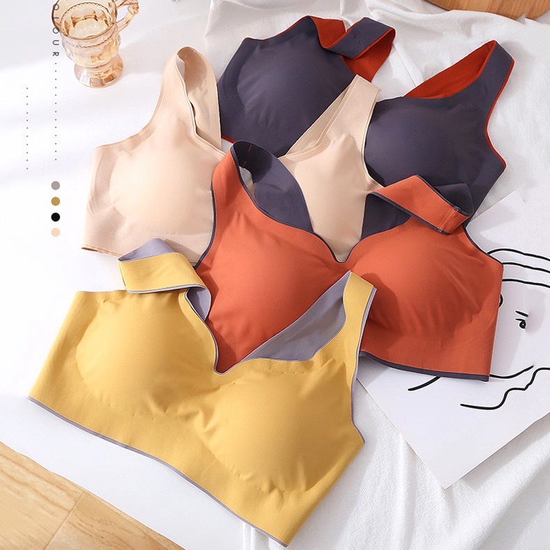 CUCI GUDANG GROSIRTAS TG1068 Bra Wanita Sport Seamless Bra Push Up Tanpa Kawat Import Kait Belakang