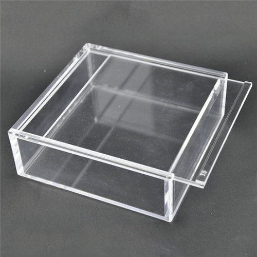 Acrylic / Akrilik 3mm Bening Box Sliding (50cm x 50cm x 10cm)