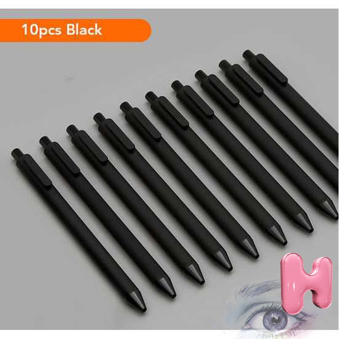 

Bolpen Mijia Kacogreen Bolpoin Signing Gel Ink Pen Pena Pulpen Hitam 10 Pcs Alat Tulis