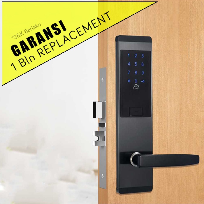 [COD] Handle Pintu Gagang Modern Smart Intelligent Password Tap Key Card Door Unlock Right Left Pull