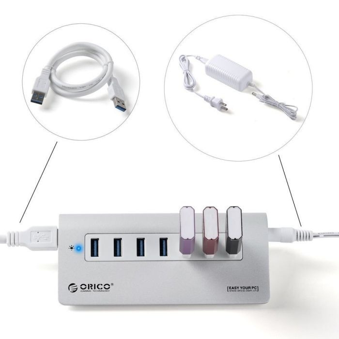 USB HUB Multi Orico M3H7 7 Port Speed USB3.0 VIA VL812 Chipset