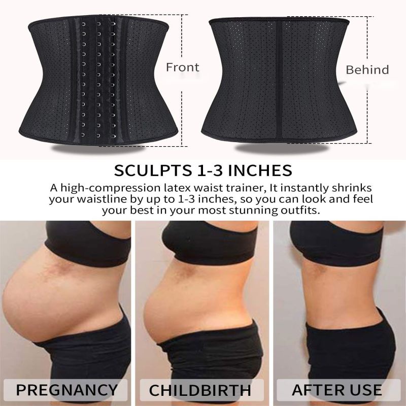 Korset Pelangsing Pinggang Wanita Korset Pelangsing Pengecil Perut Premium Waist Trainer