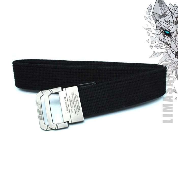 Gesper Tali Ikat Pinggang Pria Canvas Nylon Men Belt Fashion Classic Retro Kanvas Panjang 120cm Hita