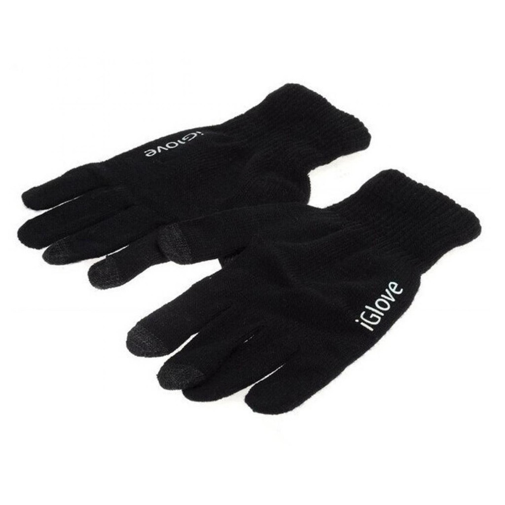 iGlove Sarung Tangan Pengendara Motor Touch Screen Smartphones Tablet Unisex Glove Gloves Hitam ORI