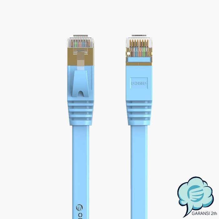 Network Kabel Orico PUG-C7B Lan Flat CAT7 Speed 10Gbps Ethernet