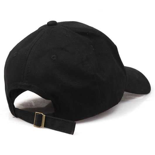 Topi Baseball Pria Wanita Snapping Resizable Strap Cap Hat Unisex Pelindung Fashion Kepala Hitam