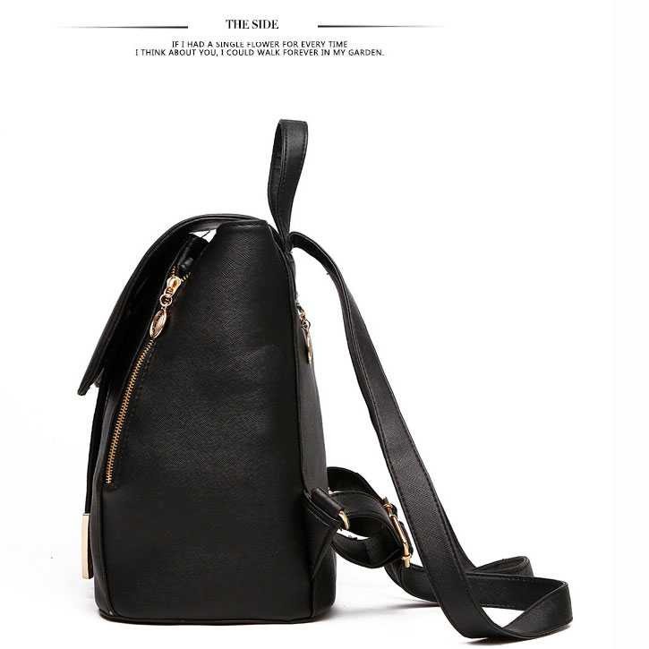 Tas Kulit Ransel Wanita Japan Style Stylish Gadget Make Up Bag Women Backpack Woman Fashion