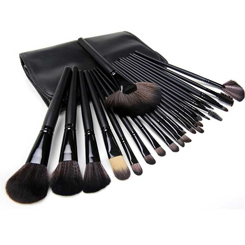 [COD] Set Kuas Make Up Profesional 15Pcs 32pcs 24pcs 20pcs Pouch Brush Makeup Tools Perlengkapan Kosmetik Aplikator MUA Blushon Powder Eyeshadow Lengkap Perlengkapan Premium Murah