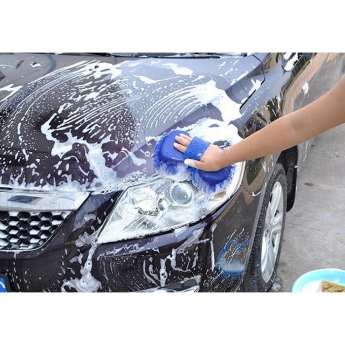 Lap Microfiber Kain Bersih Pembersih Kaca Mobil Sarung Tangan Alat Kebersihan Multifungsi