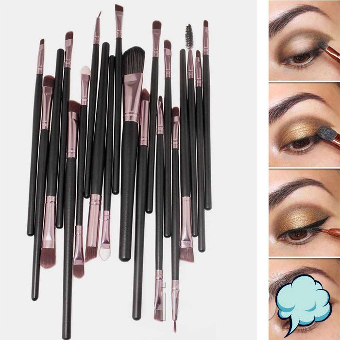 [COD] Brush Make Up 20 Pcs 12pcs 10pcs Satu Set Lengkap Kuas Makeup Marble Wanita Remaja Unicorn Brushes Bulu Lembut Berkualitas Aplikator Kosmetik MUA Profesional Blending Eyeshadow Foundation Blushon Pipi Wajah Muka Premium Pouch