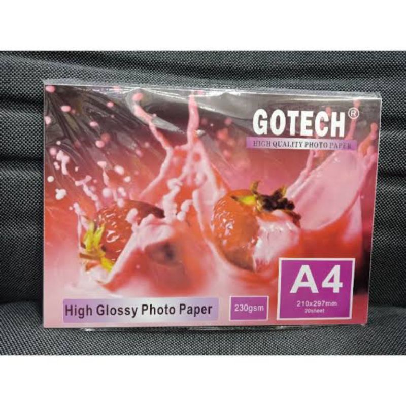 

kertas foto glossy a4 gotech