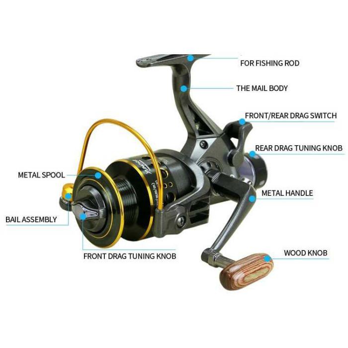 YUMOSHI MG60 Handle Fishing Reel Pancing 11 Ball Bearing 10+1 Metal Pancingan Ikan High Quality