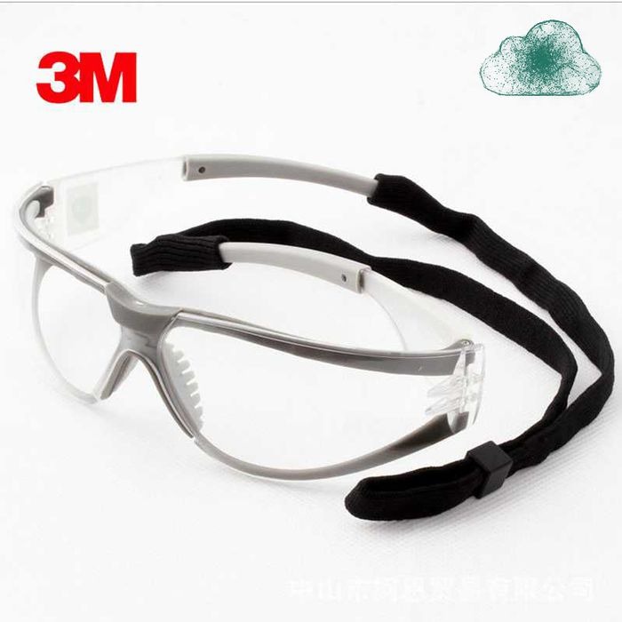 Kaca Mata Industrial 3M Kacamata Safety Googles Anti Fog Dust Pelindung Aman Berkualitas