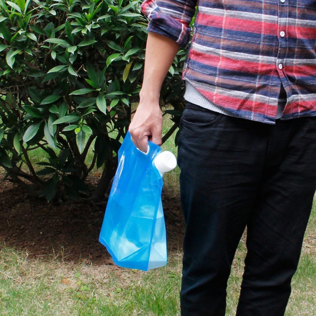 Kantong Tempat Air Portable Water Bag Storage 5 Liter Foldable BPA Free Camping