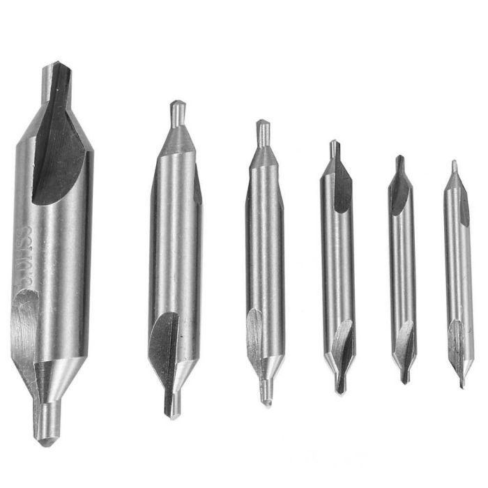 Mata Bor Mesin Mayitr Center Drill Bits Set Perkakas Besi Precision Countersinks Kit 6 Pcs Murah