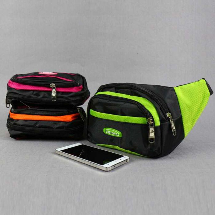 Sport Tas Pinggang Waistbag Pria dan Wanita Organizer Mini Sporty Bag Olahraga Travel Berkualitas