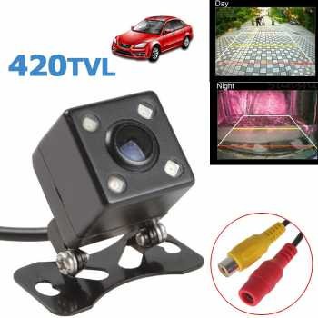 Kamera Parkir Belakang Mobil Dilengkapi 4 LED Night Vision Car Rear Camera Anti Fog Embun