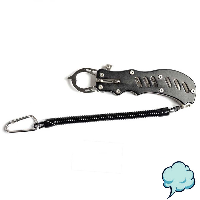 Fishing Gripper Fish Lip Alat Penjepit Mulut Ikan Portable Perlengkapan Memancing Alumunium