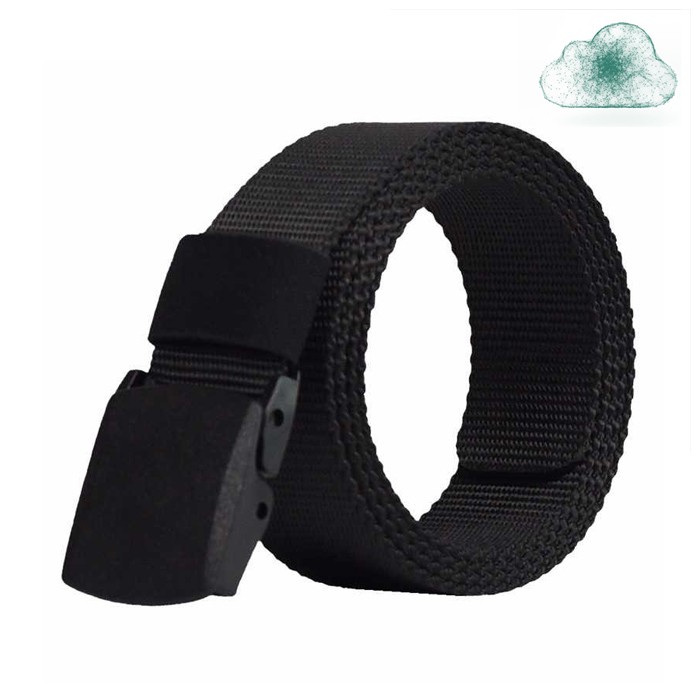 [COD] Tali Ikat Pinggang Sabuk Traveler Pria Anti Xray Plastik Automatic Buckle Belt Canvas Material Kanvas Tebal Aksesoris Fashion Laki Premium Kantor Kantoran Hitam Hijau Tectical