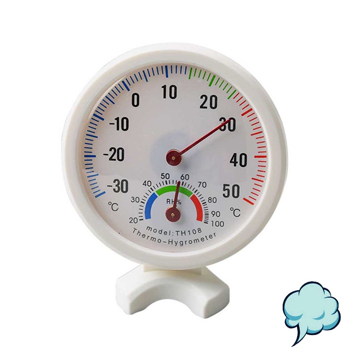 [COD] Thermometer Hygrometer Analog Temperature Humidity Monitor Alat Pengukur Suhu Ruangan Rumah Kantor Lab Laboratorium Digital Analog Min Max Value Ukur Akurat