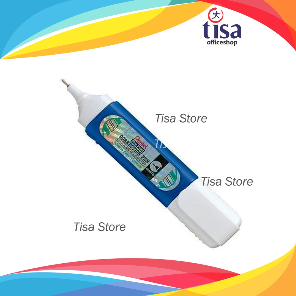

Tipe-x Gepeng Pentel Cair Correction fluid tape ZL31-W 12ml