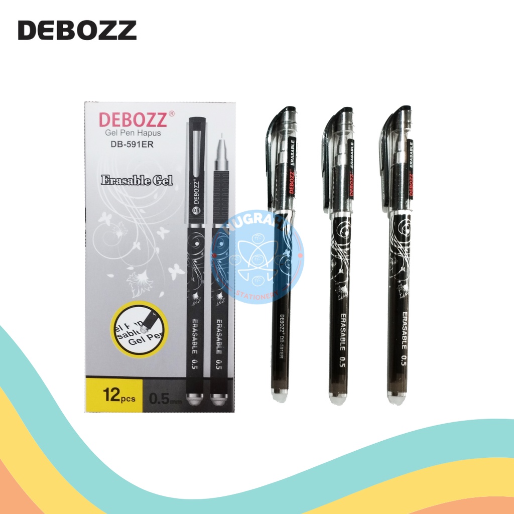 GEL PEN DEBOZZ DB-591ER ERASABLE (12 PCS)