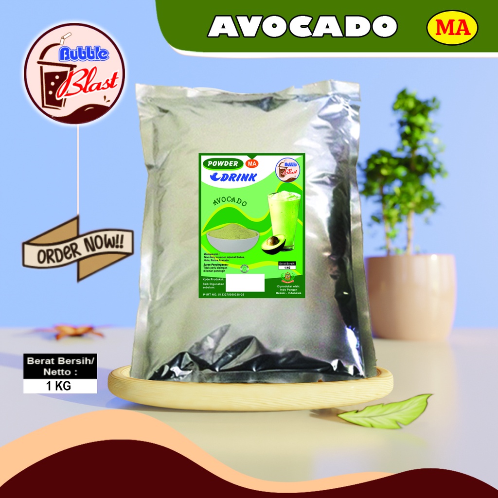 

Bubuk AVOCADO 1 KG - Bubuk Minuman Rasa Alpukat - Powder Drink Fruit