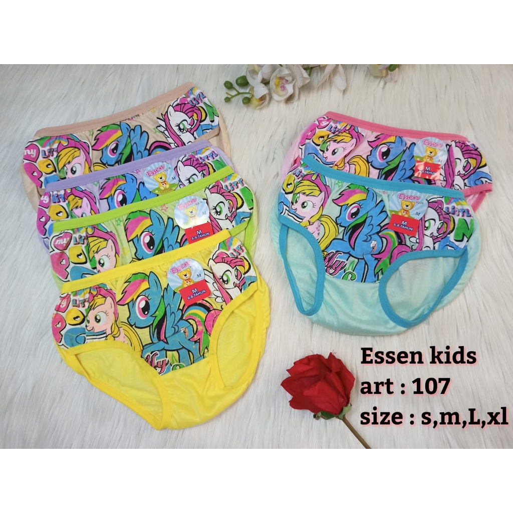 ESSEN Kids | Celana Dalam Anak Cewek Perempuan / CD ANAK COMBI / 10 KARAKTER / ESSEN