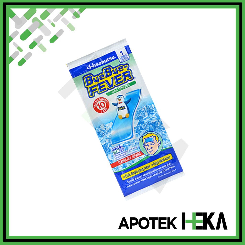 Byebye Fever Dewasa - Plaster Kompres Demam Dewasa Sachet isi 1(SEMARANG)