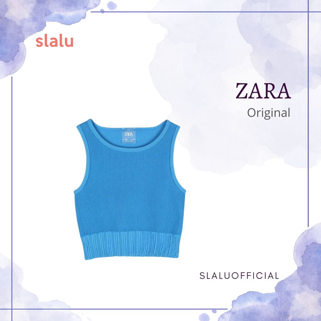 Crop Top Zara Kids baju tanpa lengan sleeveless
