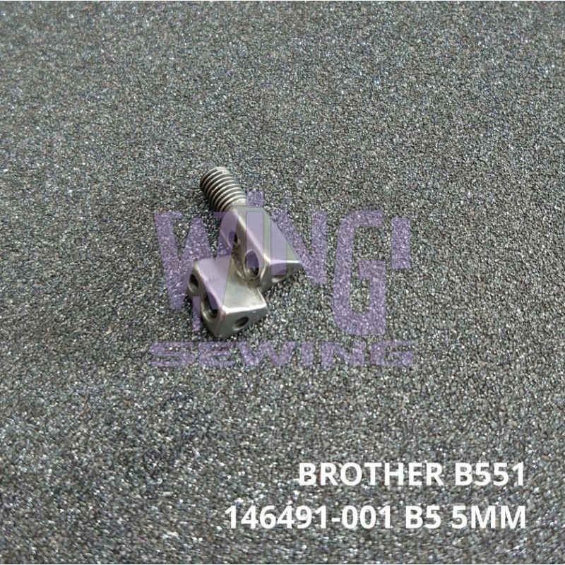 BROTHER B551 146491001 BENANG 5 (5MM) KEPALA JARUM MESIN JAHIT OBRAS