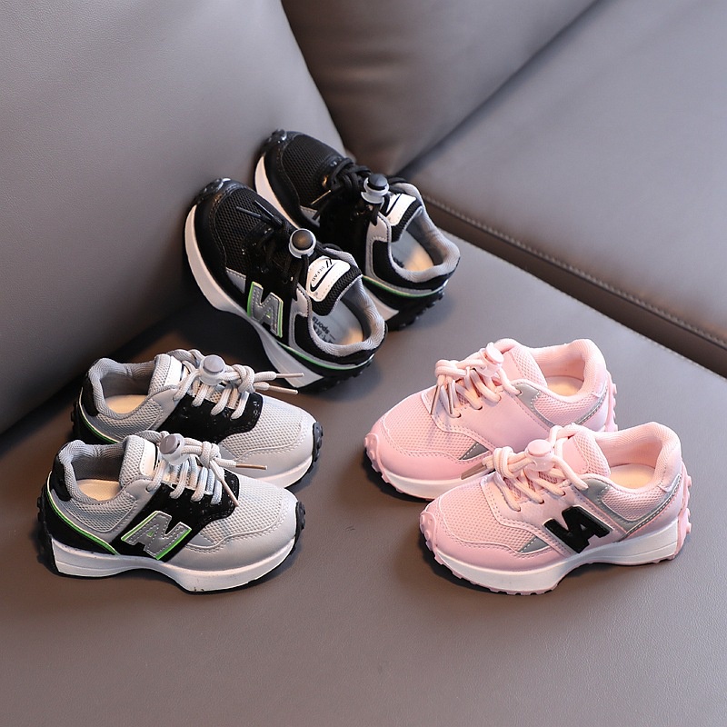 Newbi Sepatu Anak Sport Sneaker Anak Size 21-30 Usia 1-5 Tahun