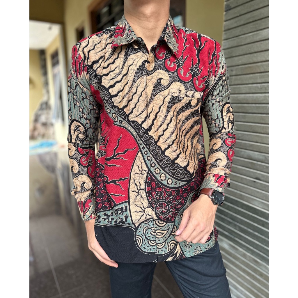 KRB027 KEMEJA LENGAN PANJANG/PENDEK BATIK RISNA DOBY