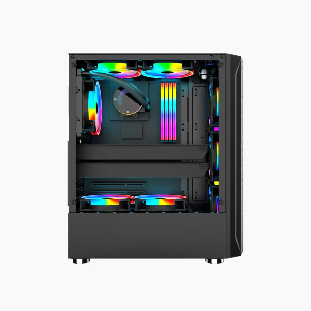 Casing simbadda Battleground 20 + 3 Fan RGB Gaming Case