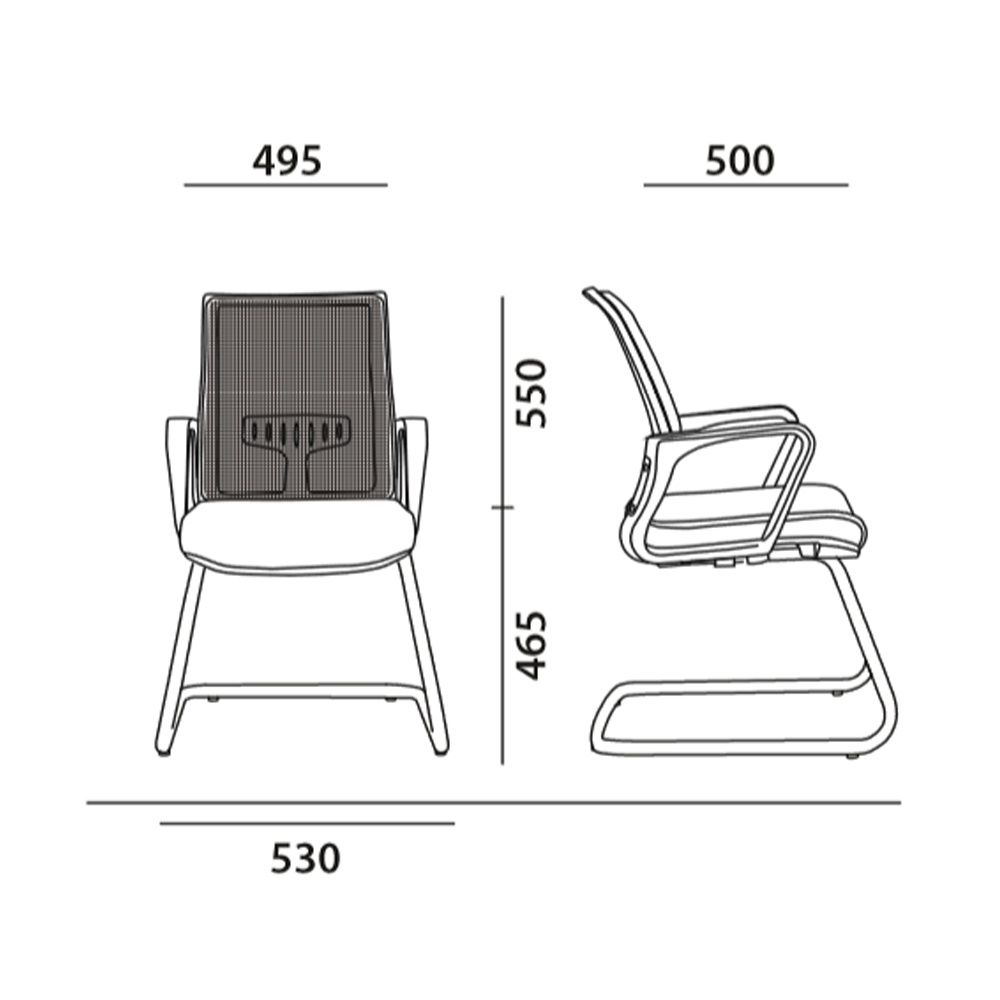 Highpoint Kursi Kantor Office Chair NBK 302 NBK302