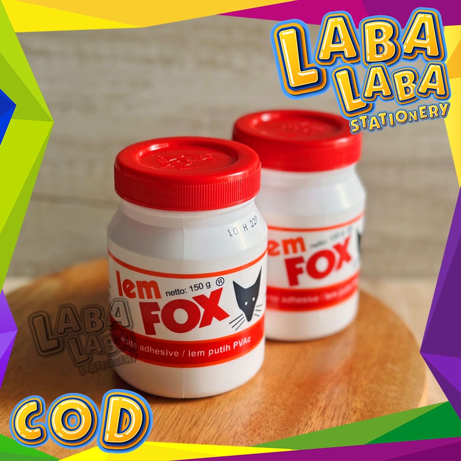 

LabaLabaStationery Lem FOX Putih 150 Gr
