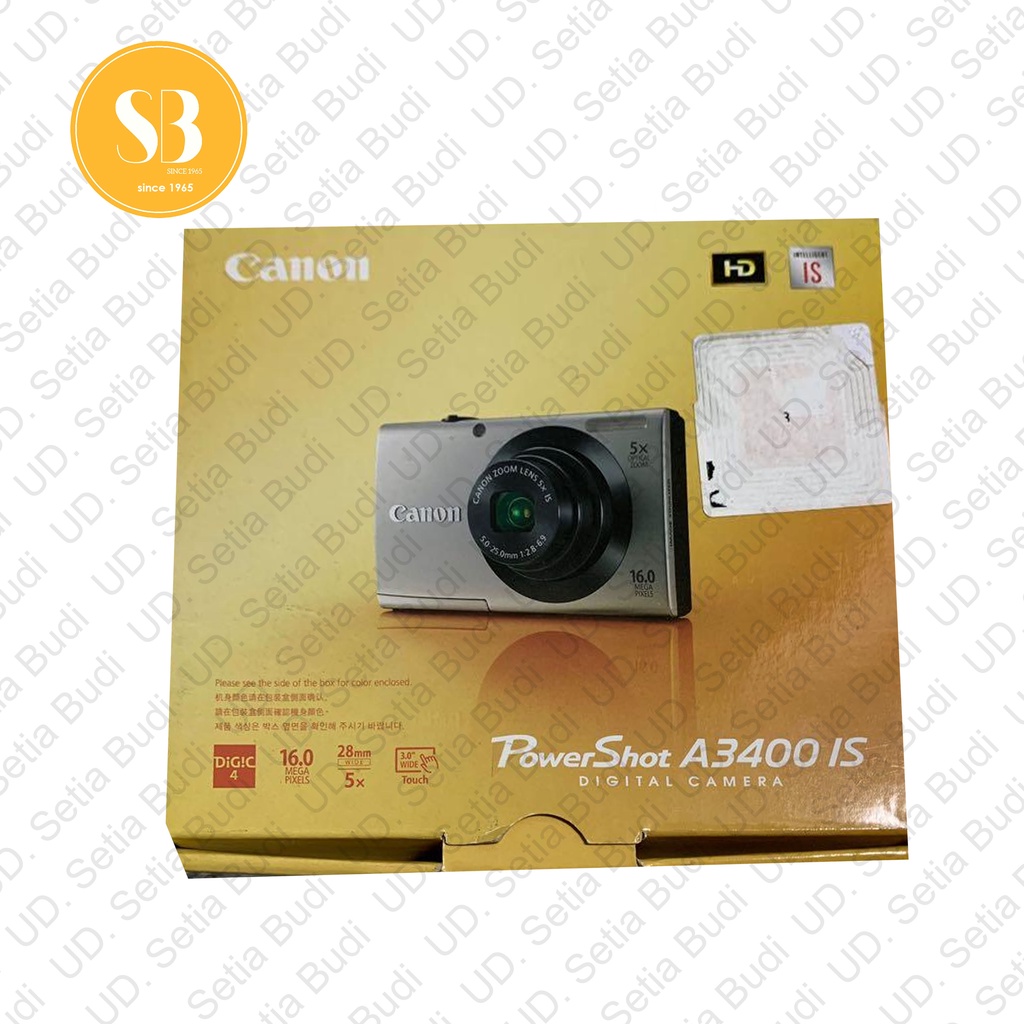 Kamera Digital Canon Powershot A3400 IS Asli Jepang Baru dan Murah