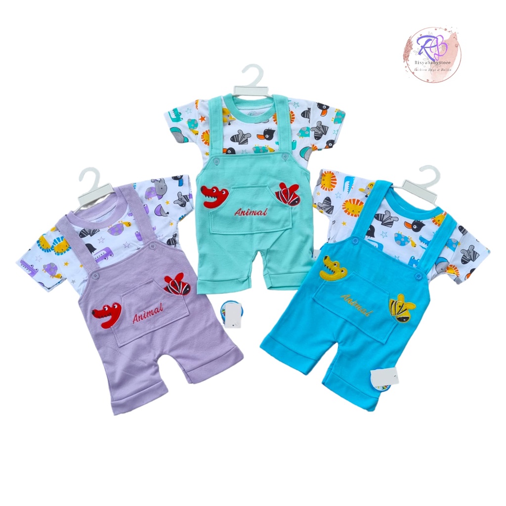 Overall baju anak 3-18 bulan/ Setelan anak lucu /romper set anak