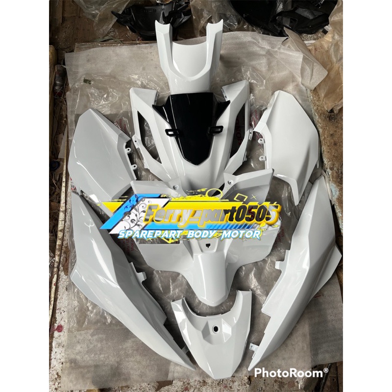 Paketan full fullset bodi Body halus vario 160 k2s abs/cbs original putih glosy putih dof original