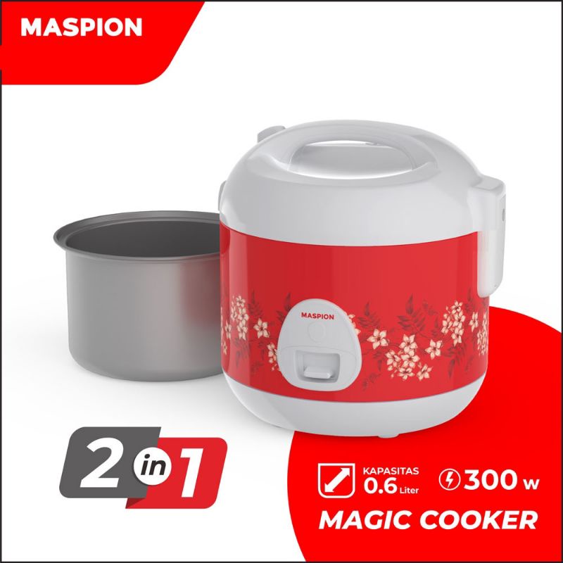 MASPION RICE COOKER 0.6 LITER MRJ 0622