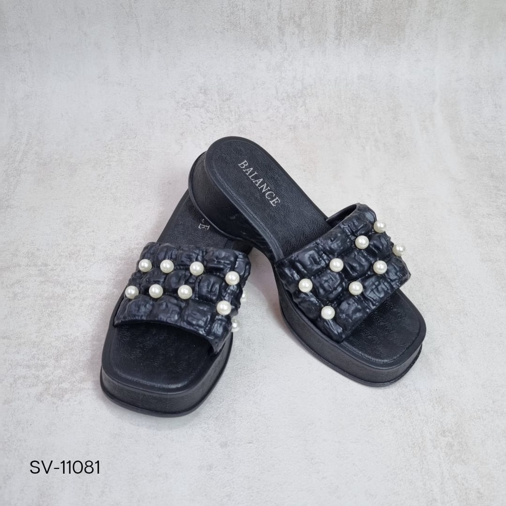 SB Sandal Jelly Wedges Wanita Import Balance SV-11081