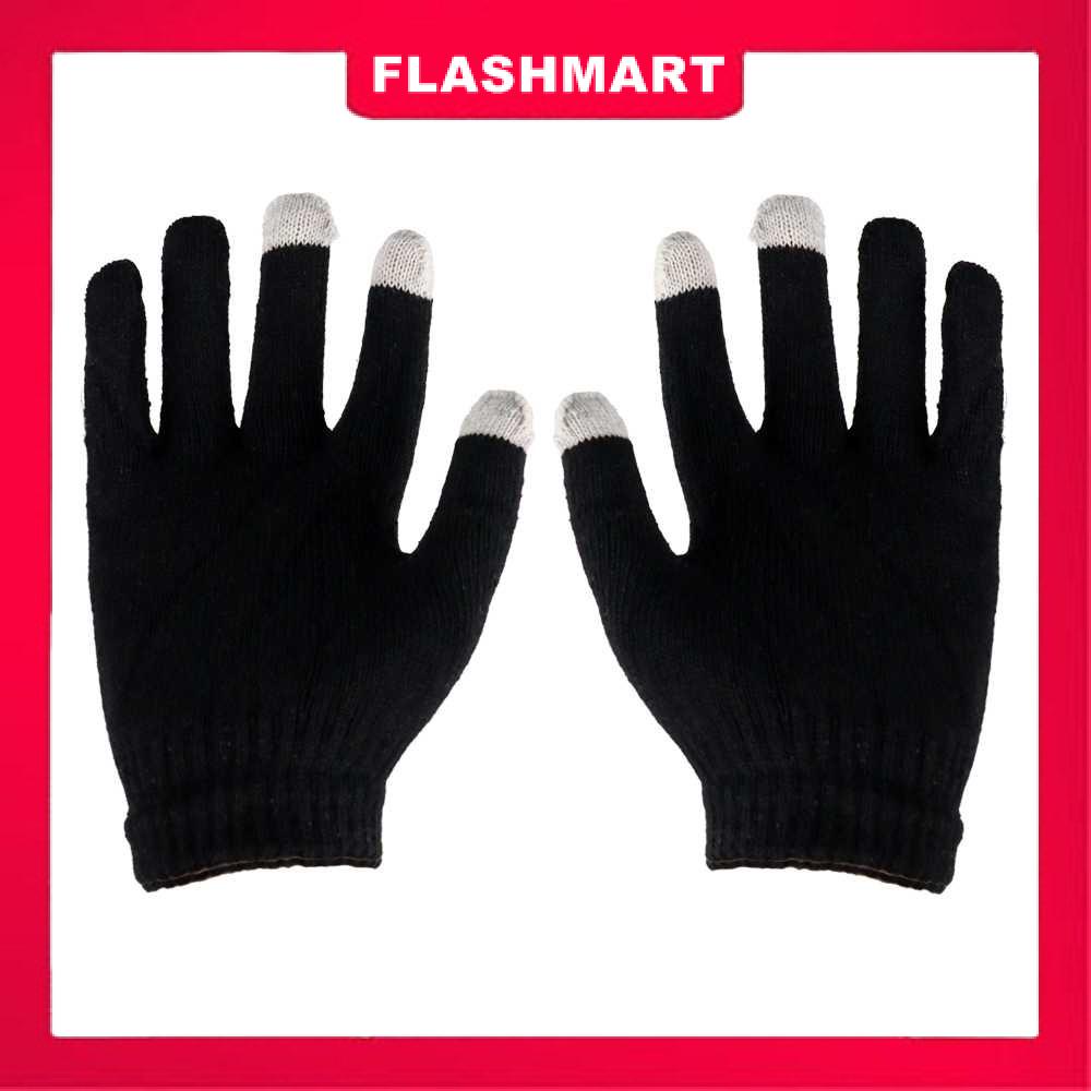 Murah Lebay Flashmart WF Sarung Tangan Rajut Touch Screen Gloves - 11771