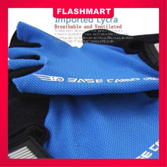 Murah Lebay Flashmart Sarung Tangan Olahraga Sepeda Half Finger Size L