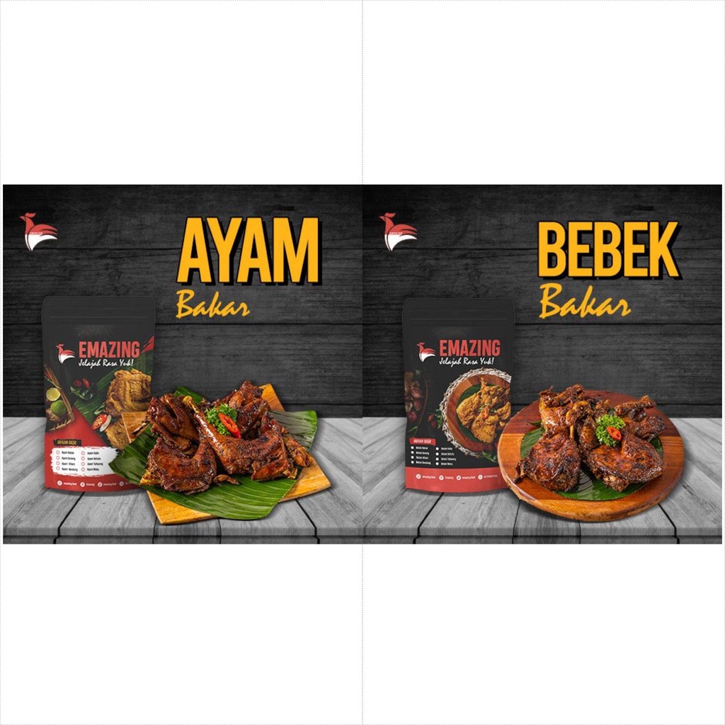 

FROZEN FOOD AYAM / BEBEK KAMPUNG BAKAR SIAP SAJI EMAZING