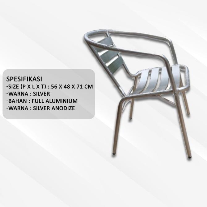 Kursi Santai / Kafe / Teras Aluminium Kijang Bina Karya