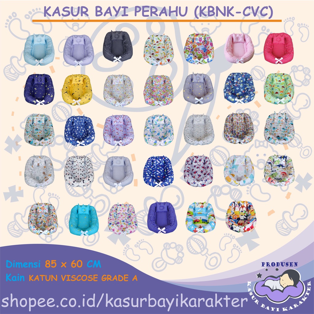 Elhababy Kasur Bayi Nest Kelambu BedCover Baby Bantal Guling Bayi Baby Gift Newborn Kado Bayi Baru L