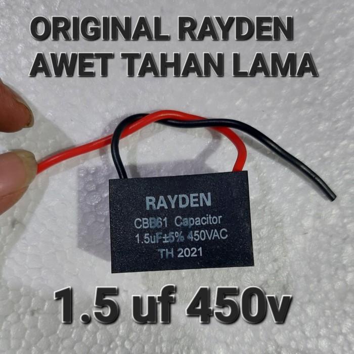 1.5uf 1,5uf 1.5 uf 400v 450v 400 v volt kapasitor kipas angin hexos