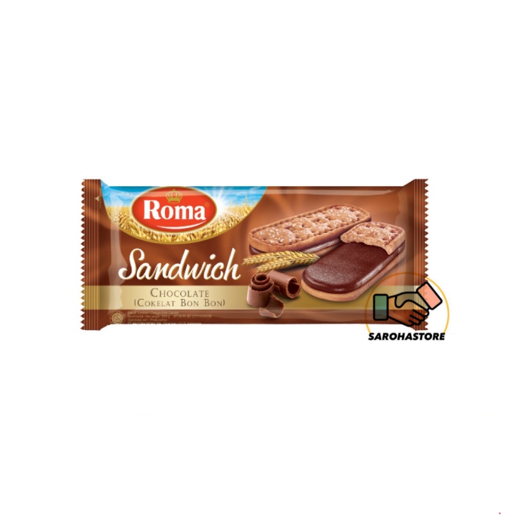 

Roma Sandwich Coklat / Kacang 189 gr