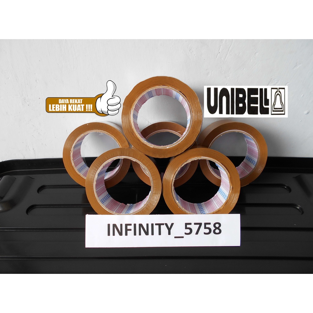 

LAKBAN COKLAT UNIBELL (2 INCH / 90 YARD)