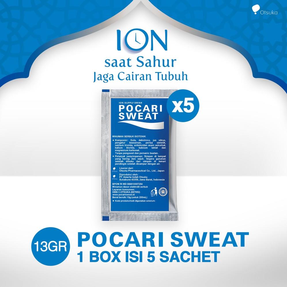 

TERBARU POCARI SWEAT SACHET 13gr 1 Box (5 sachet)